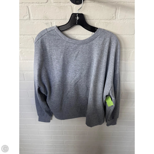 Sweatshirt Crewneck By Clothes Mentor In Grey, Size: S
