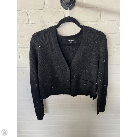 Sweater Cardigan By Steve Madden In Black, Size: S