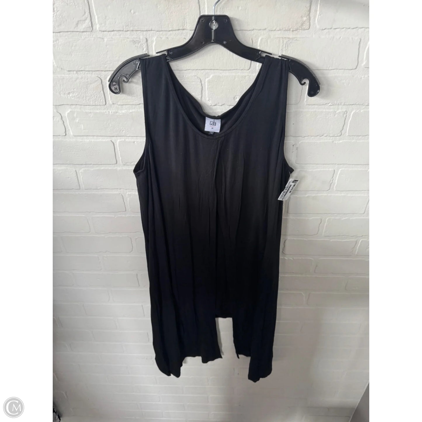 Tunic Sleeveless By Cabi In Black, Size: M