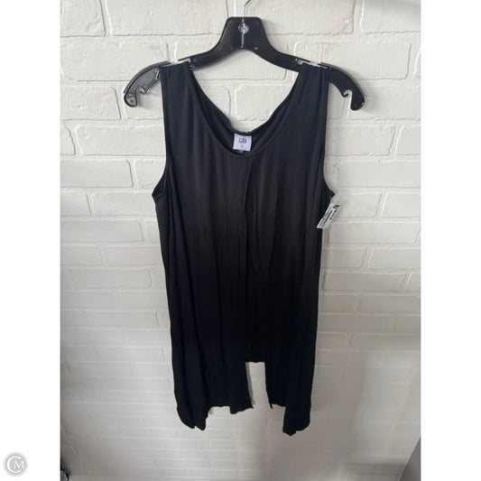Tunic Sleeveless By Cabi In Black, Size: M