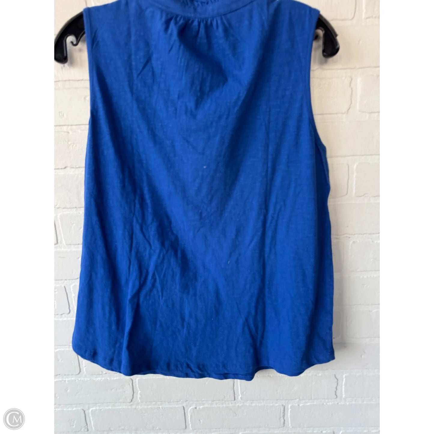 Top Sleeveless By Loft In Blue, Size: S