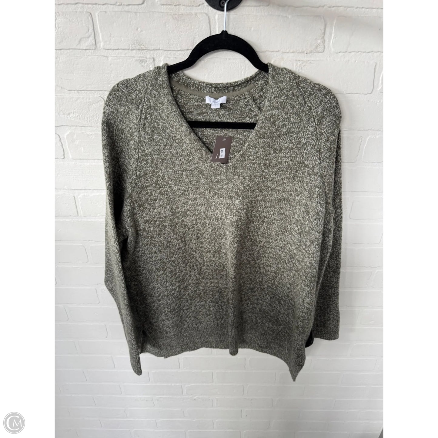 Sweater By Pure Jill In Green, Size: L