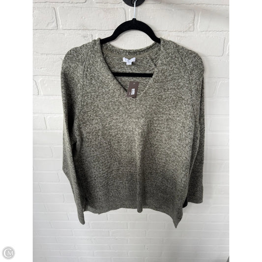Sweater By Pure Jill In Green, Size: L