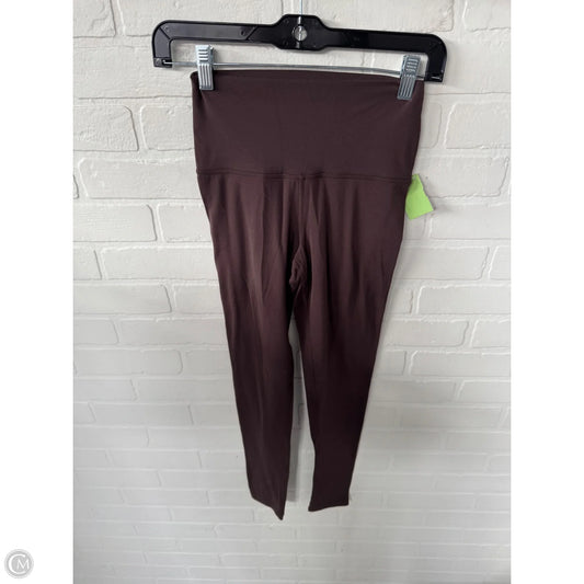 Athletic Leggings By Haven In Brown, Size: 4
