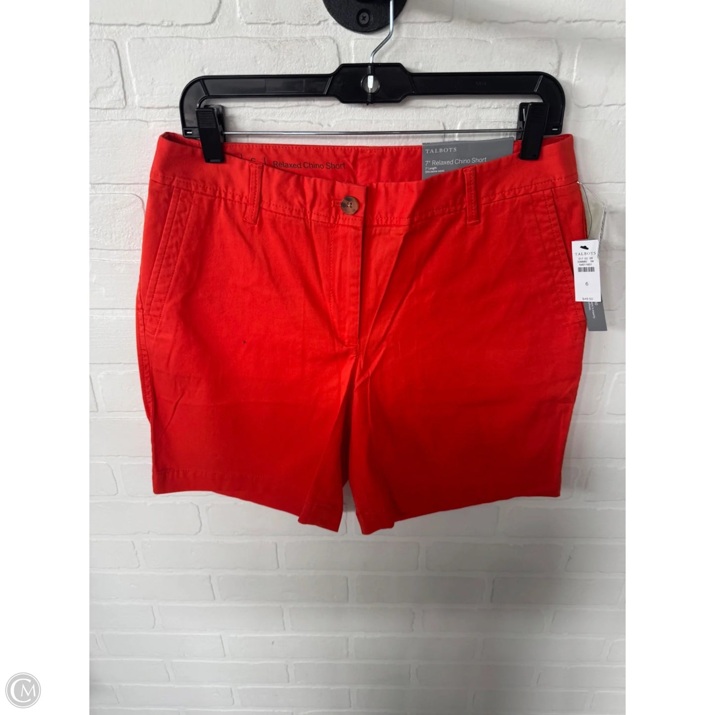 Shorts By Talbots In Orange, Size: 6