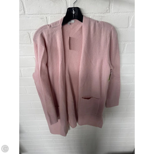 Sweater Cardigan By Madewell In Pink, Size: S