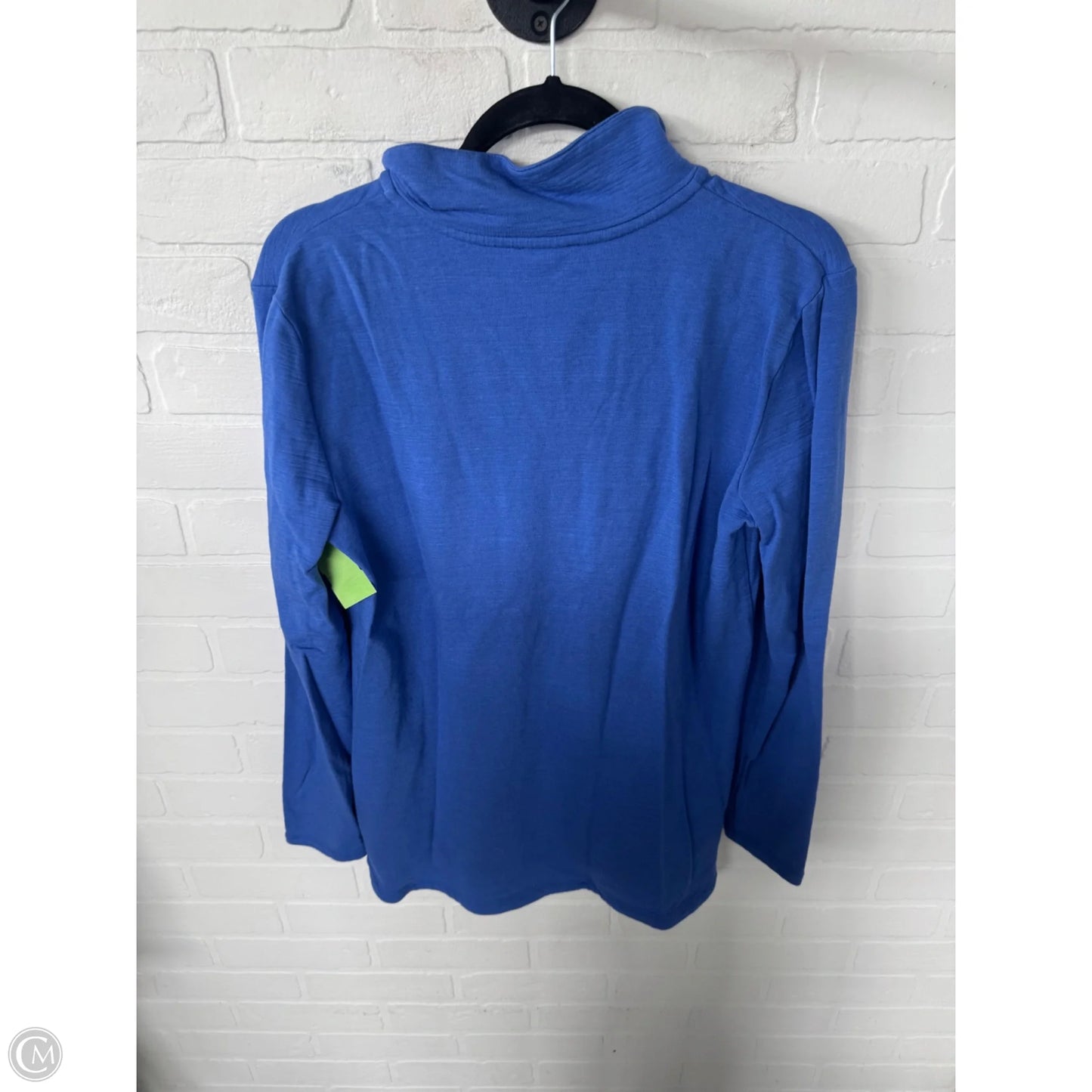 Sweatshirt Collar By Talbots In Blue, Size: M