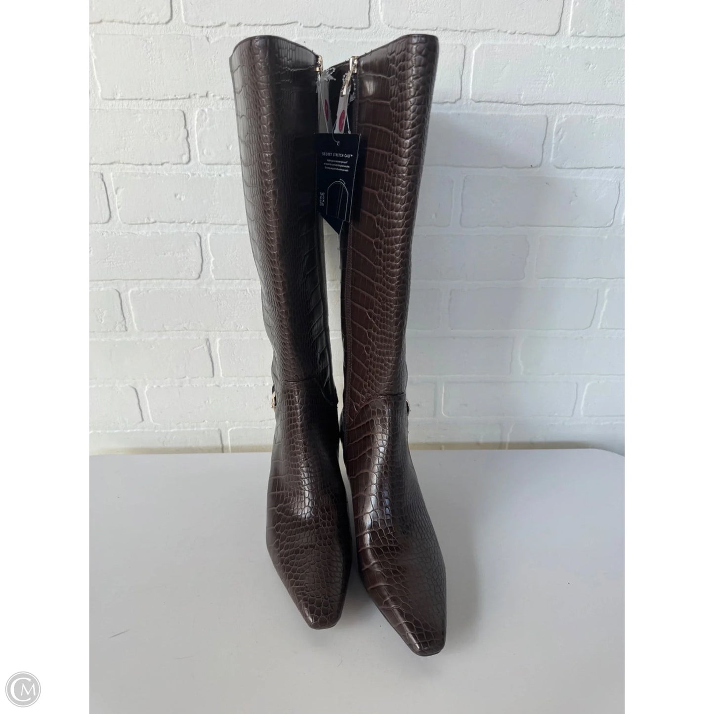 Boots Knee Heels By Naturalizer In Brown, Size: 9