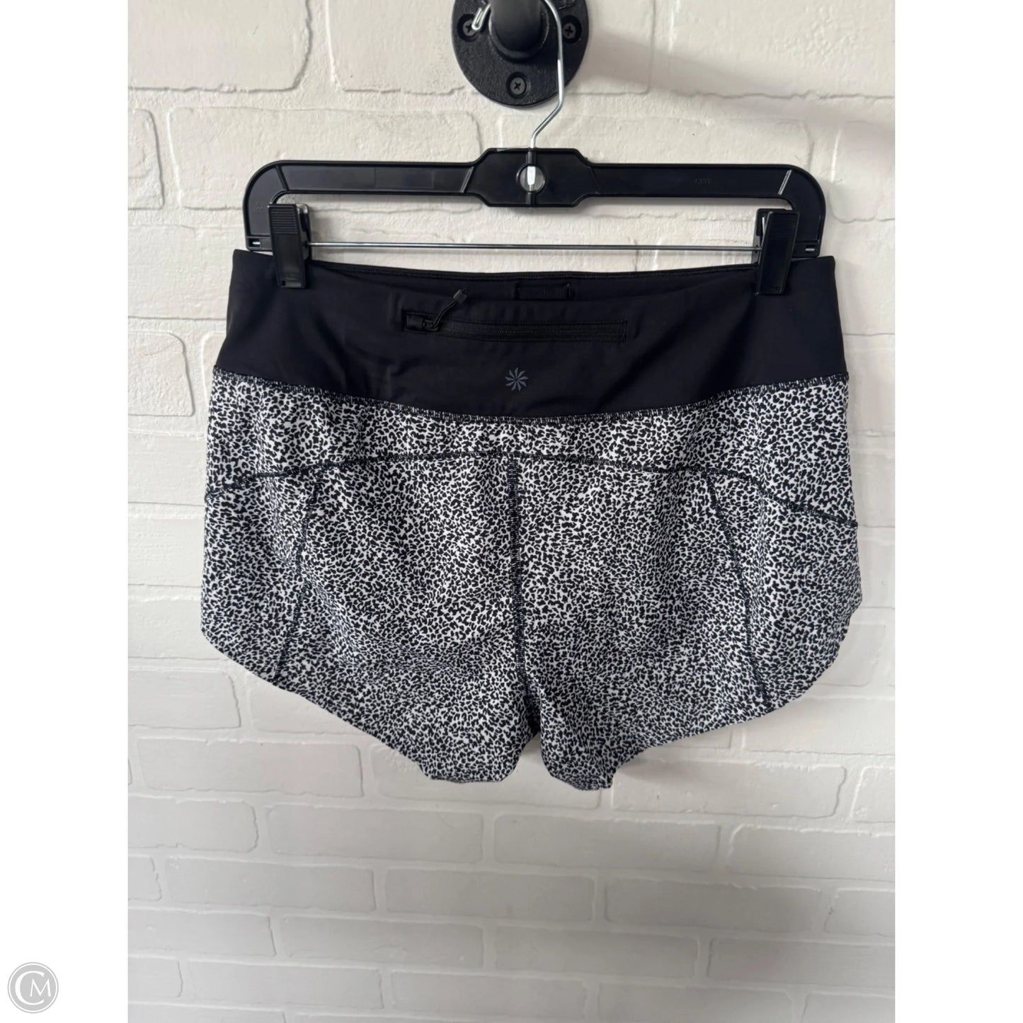 Athletic Shorts By Athleta In Black & White, Size: 4