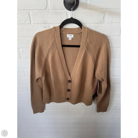 Sweater Cardigan By J. Crew In Tan, Size: M