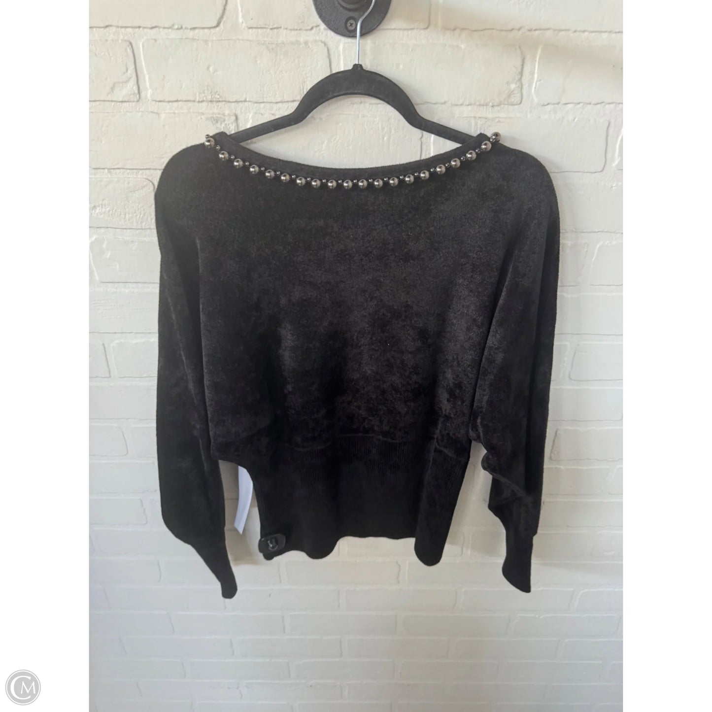Sweater By White House Black Market In Black & Silver, Size: M