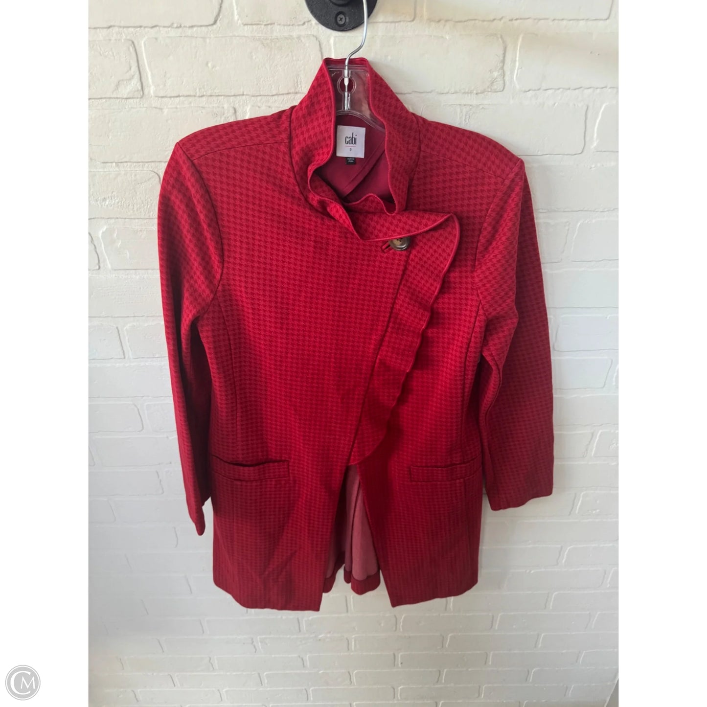 Coat Other By Cabi In Red, Size: S
