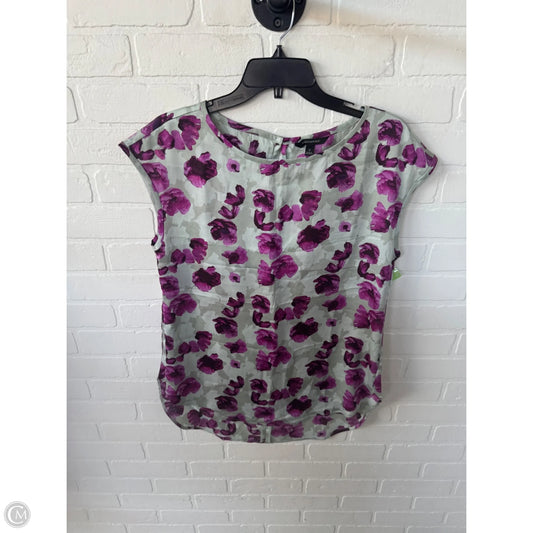 Top Sleeveless By Banana Republic In Grey & Purple, Size: S