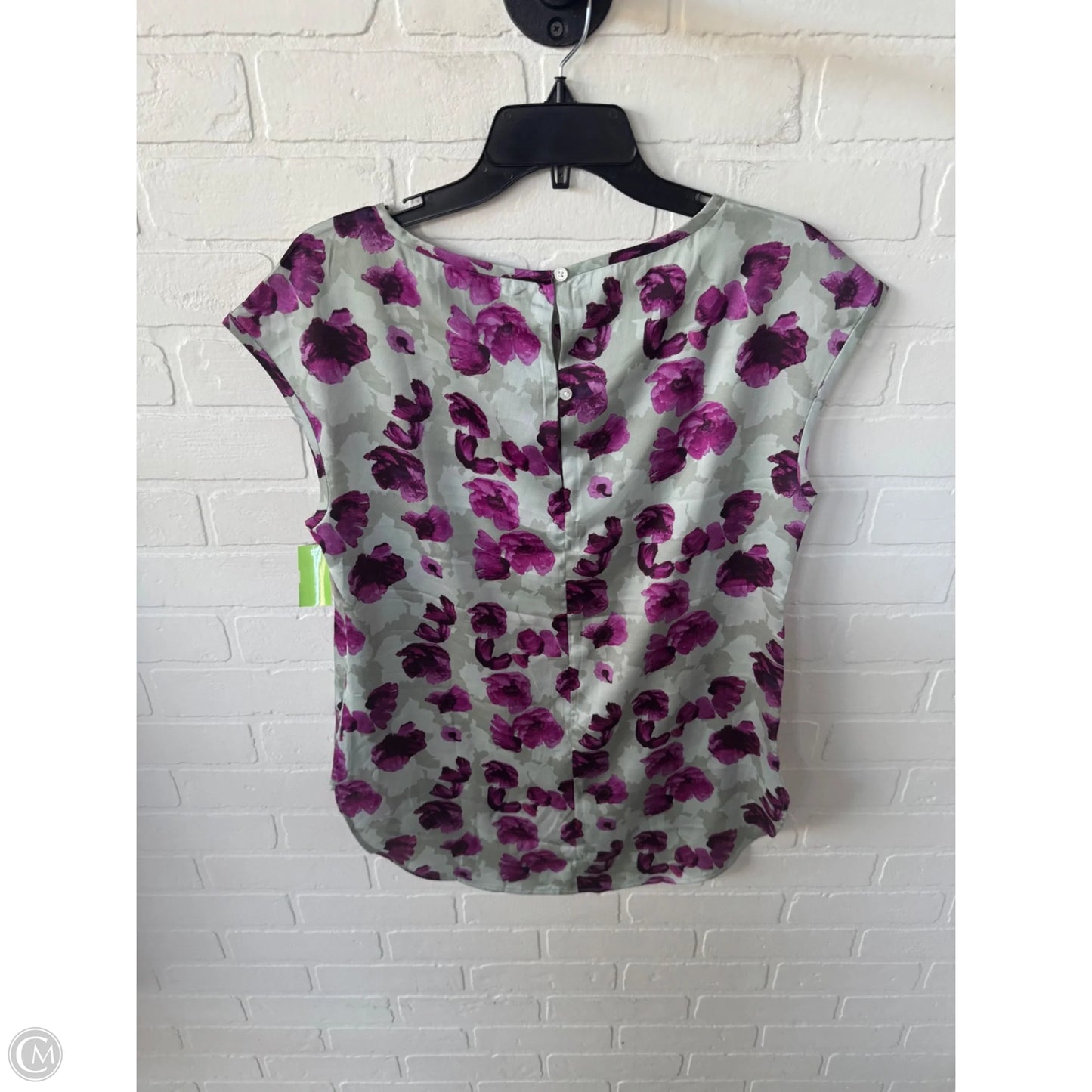Top Sleeveless By Banana Republic In Grey & Purple, Size: S
