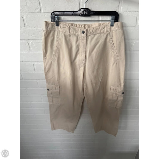 Capris By J. Jill In Cream, Size: 14p