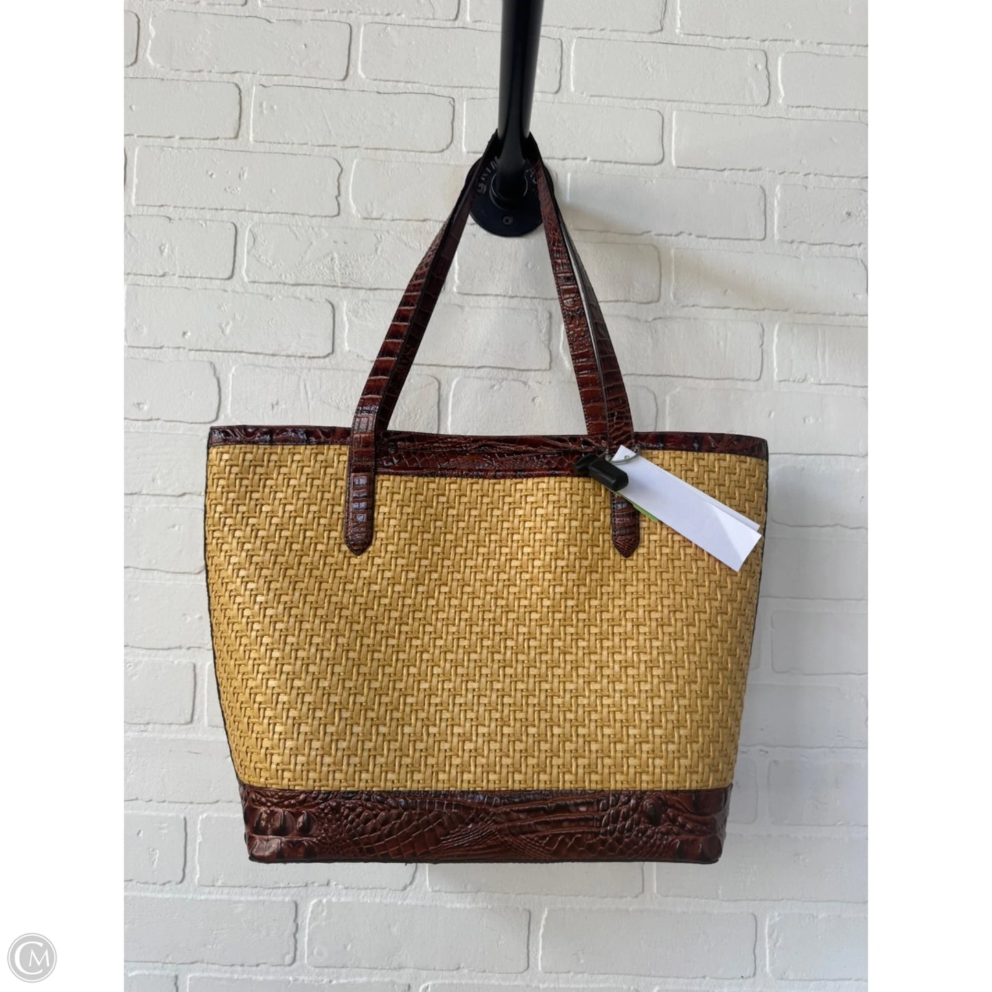 Tote Designer By Brahmin, Size: Large