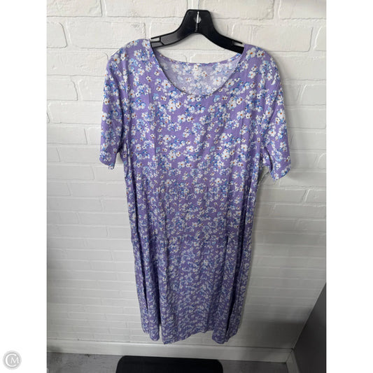 Dress Casual Maxi By Cme In Purple, Size: Xl