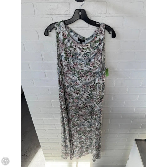 Dress Casual Maxi By J. Jill In Black & White, Size: Xl