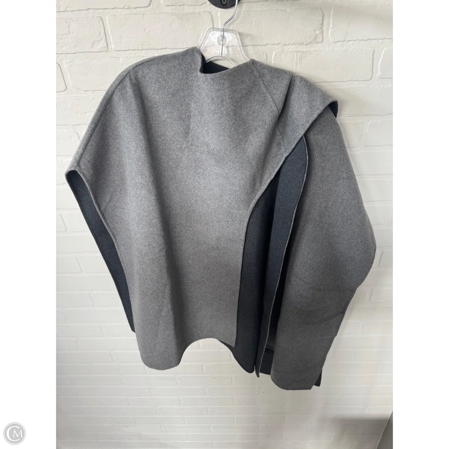 Shawl By Lands End In Grey, Size: Osfm