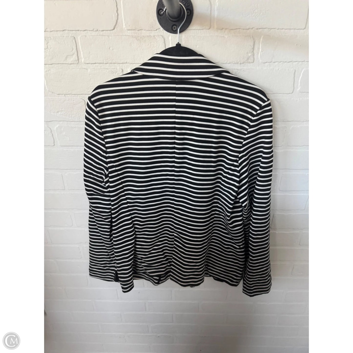 Blazer By Philosophy In Black & White, Size: L