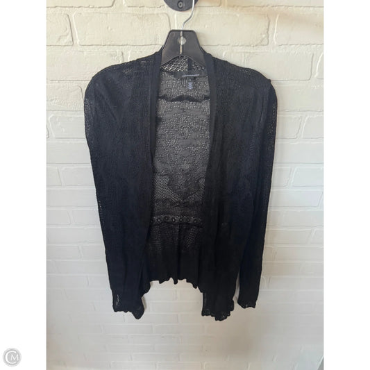 Sweater Cardigan By White House Black Market In Black, Size: L
