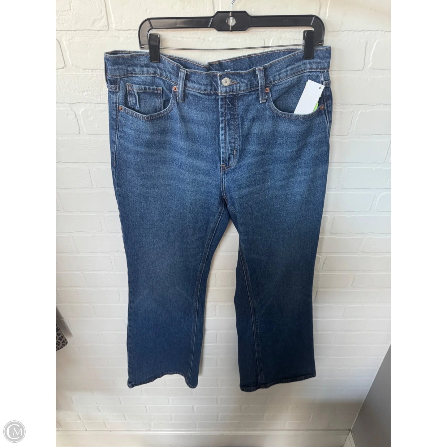 Jeans Boot Cut By Old Navy In Blue Denim, Size: 14