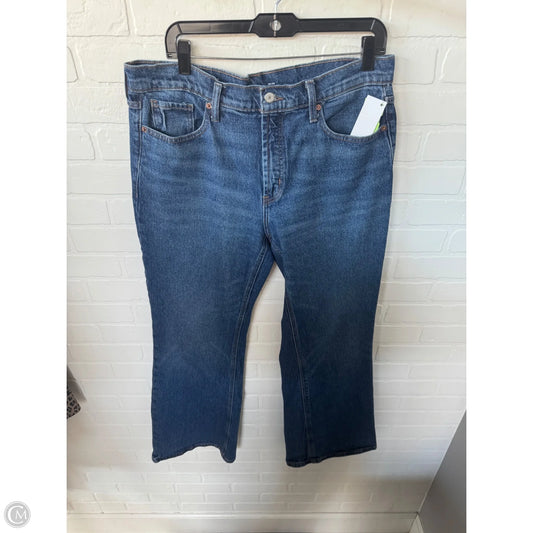 Jeans Boot Cut By Old Navy In Blue Denim, Size: 14