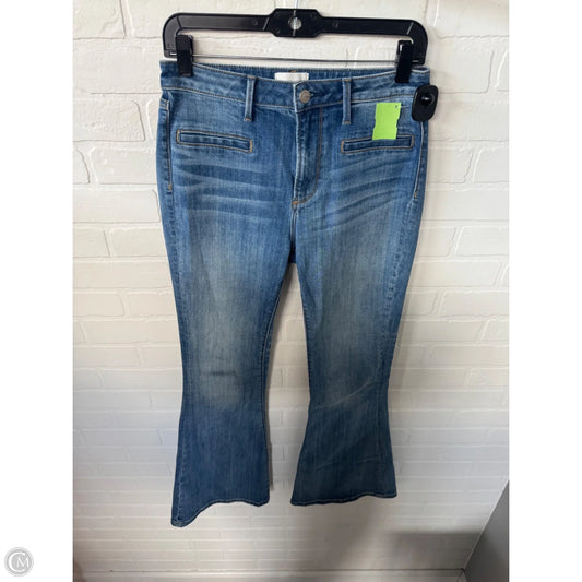 Jeans Flared By Driftwood In Blue Denim, Size: 4