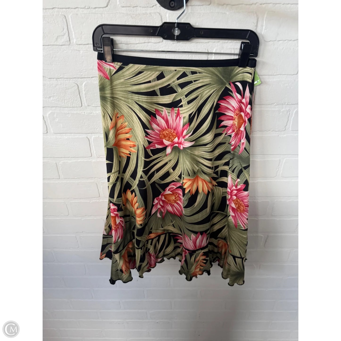 Skirt Midi By Tommy Bahama In Green & Pink, Size: 4