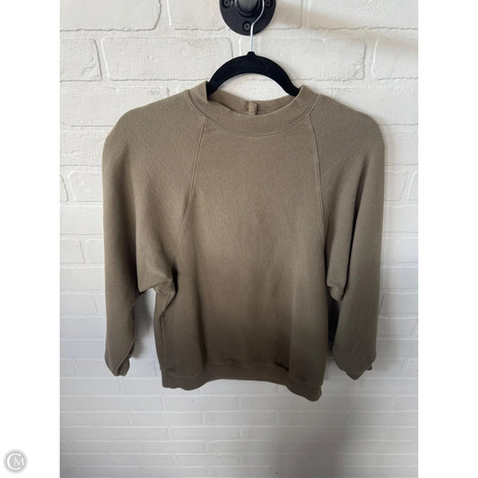 Sweatshirt Crewneck By Madewell In Green, Size: Xxs