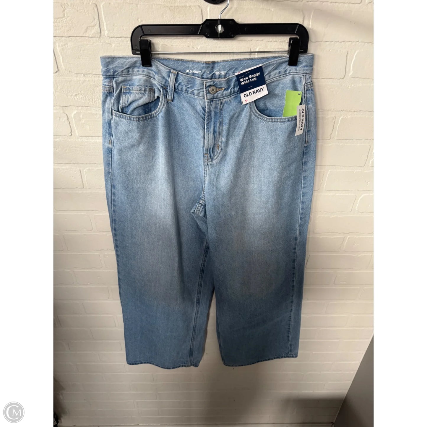 Jeans Wide Leg By Old Navy In Blue Denim, Size: 12