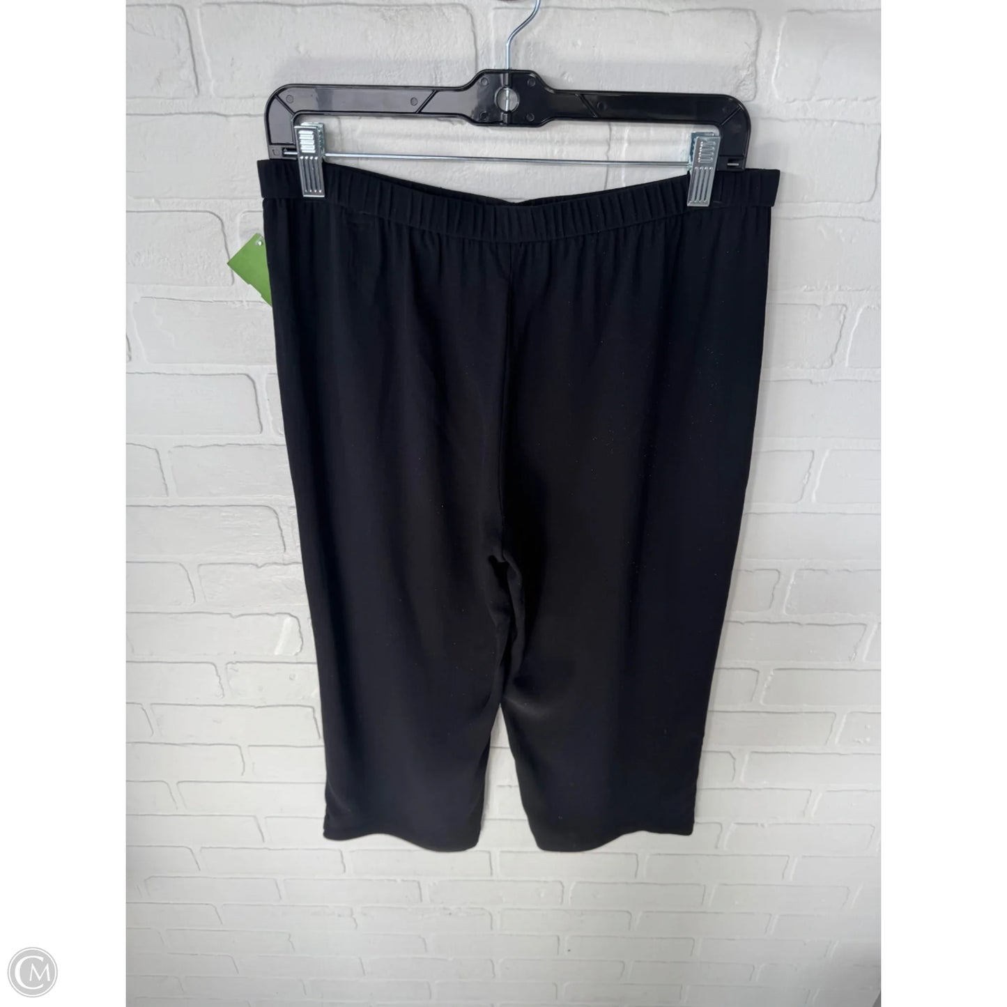 Pants Cropped By Eileen Fisher In Black, Size: 8p