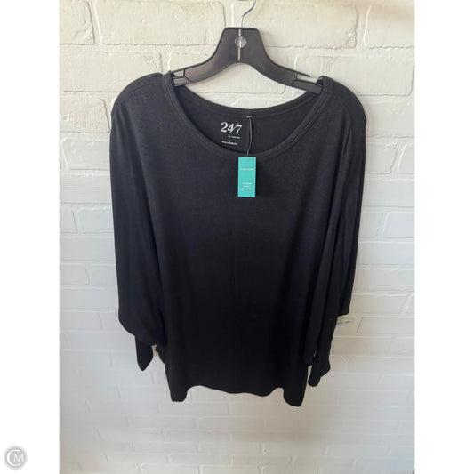 Top Long Sleeve By Maurices In Black, Size: L