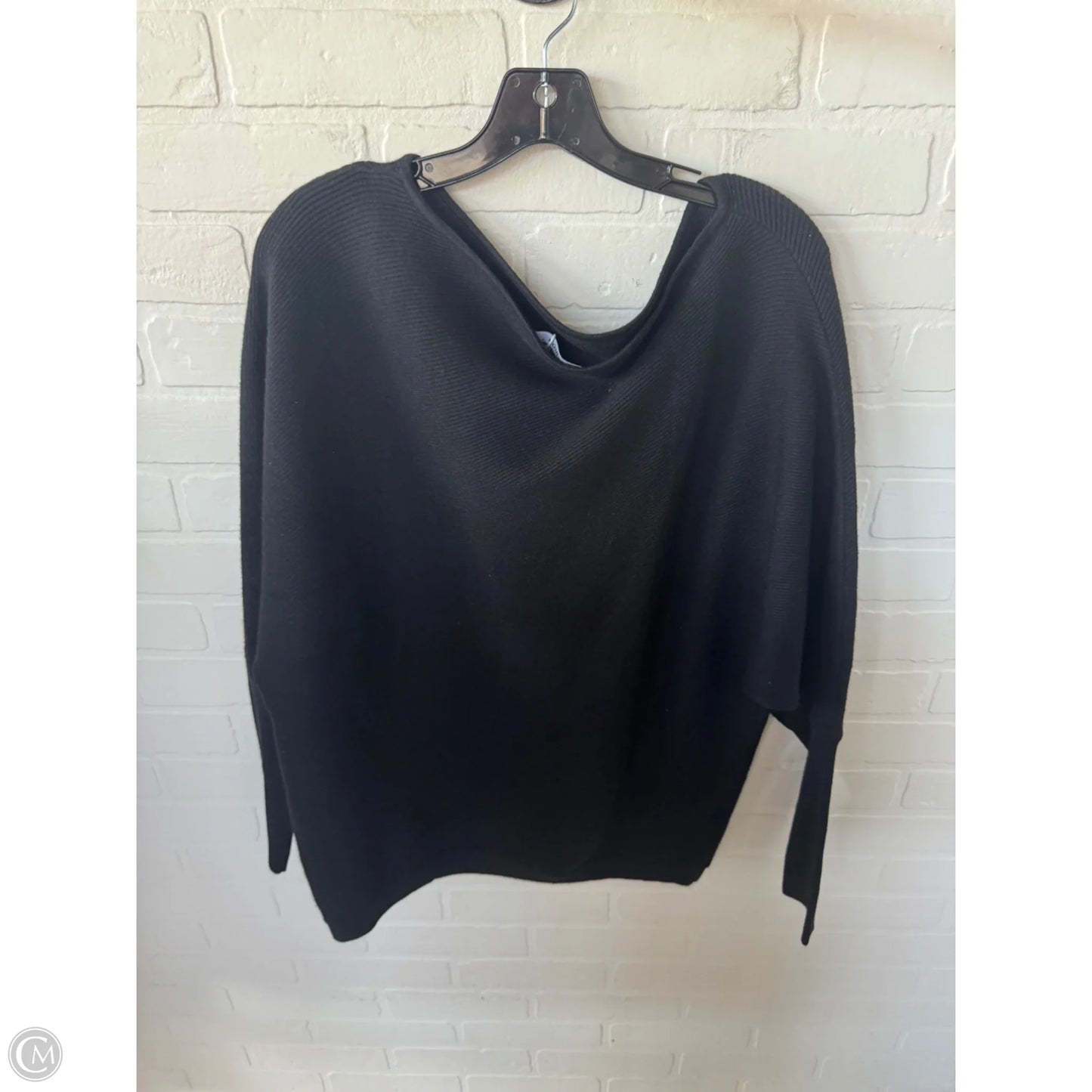 Sweater By Clothes Mentor In Black, Size: L