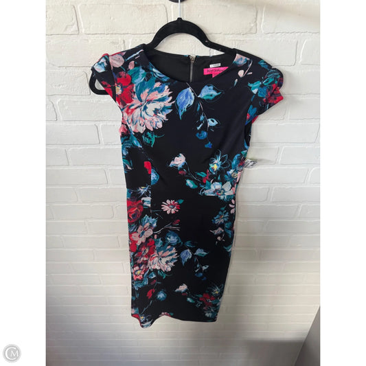 Dress Work By Betsey Johnson In Black & Blue, Size: S