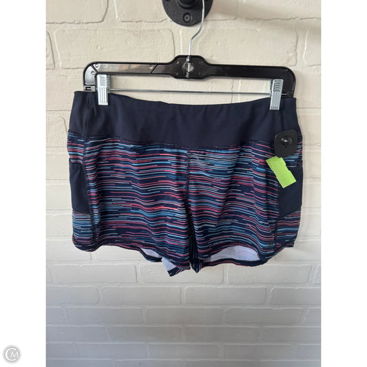 Athletic Shorts By Athleta In Blue & Pink, Size: 8