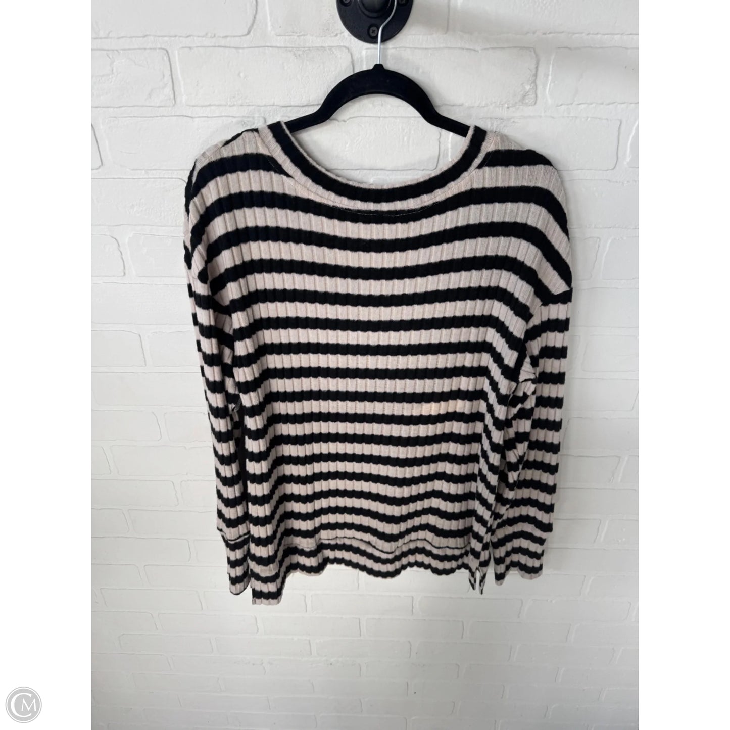 Sweater By Cme In Black & Tan, Size: S