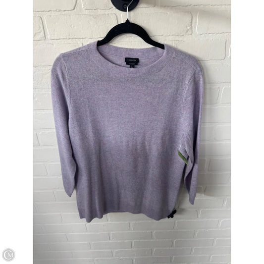 Sweater Cashmere By Talbots In Purple, Size: L
