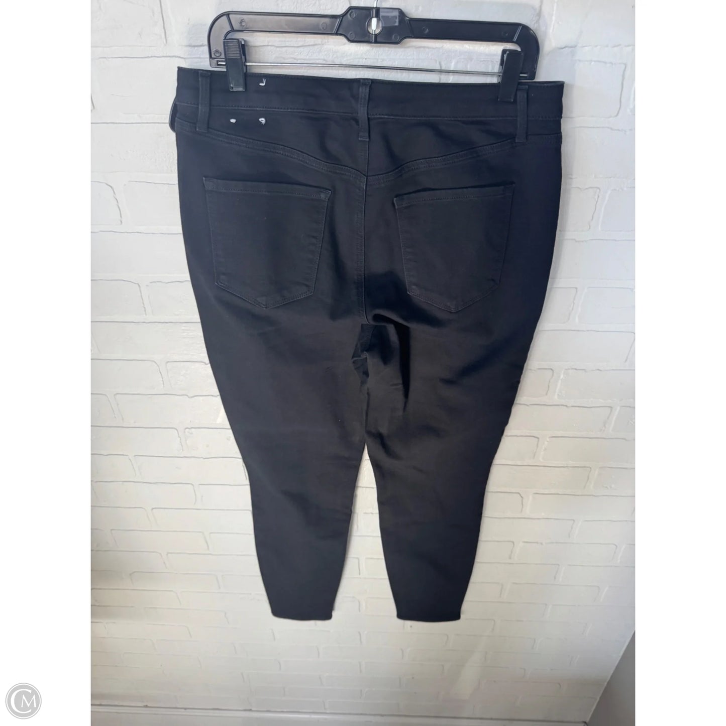Jeans Jeggings By Talbots In Black Denim, Size: 12