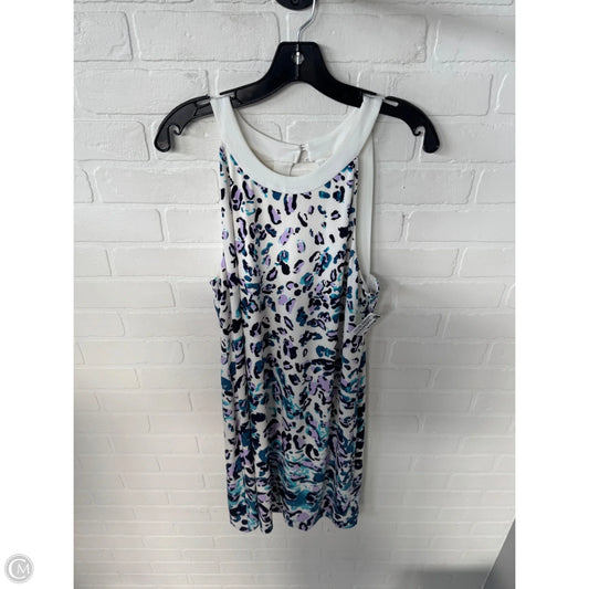 Dress Casual Short By White House Black Market In Blue & White, Size: L