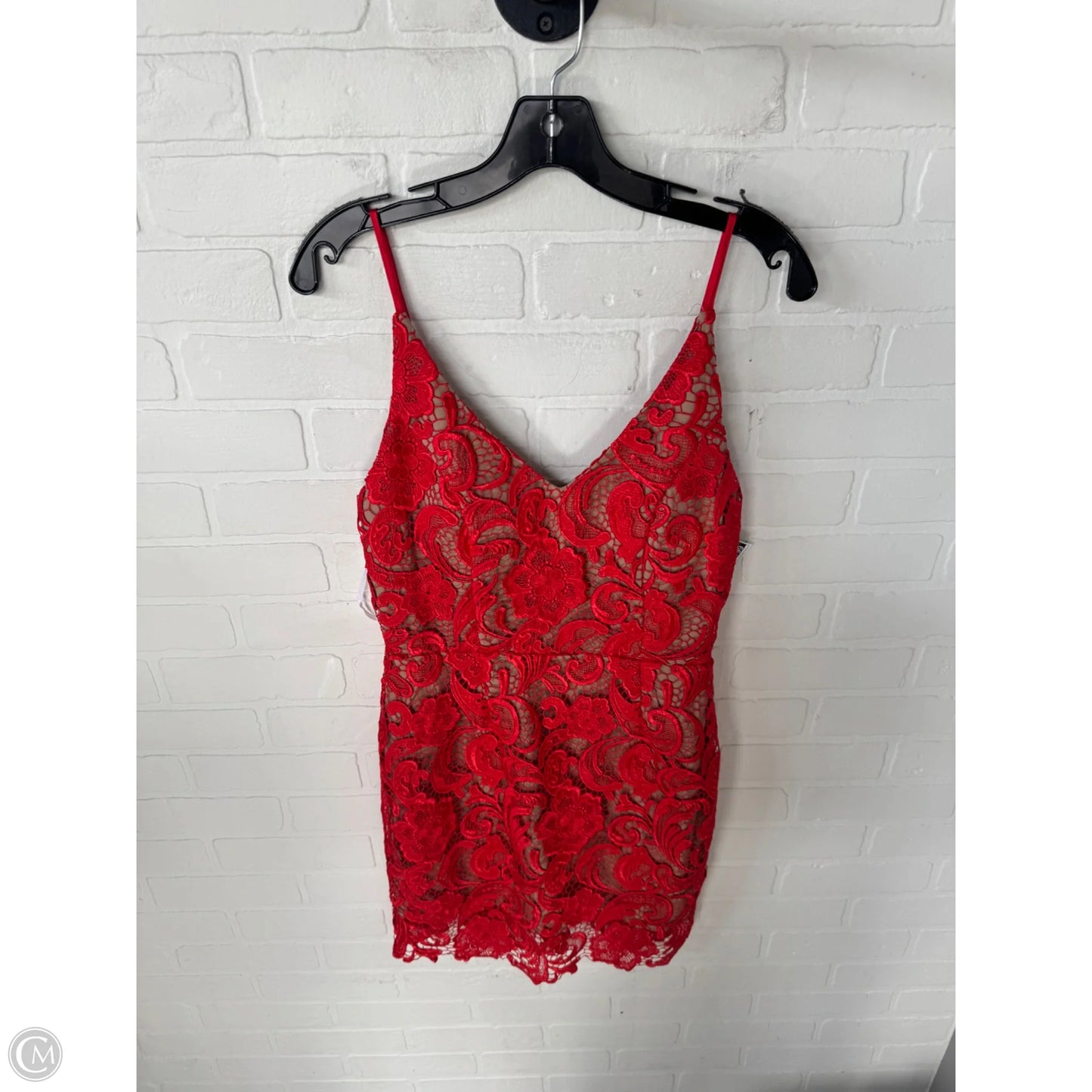 Dress Party Short By Clothes Mentor In Red, Size: M