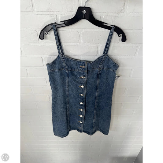 Dress Casual Short By Bluivy In Blue Denim, Size: M