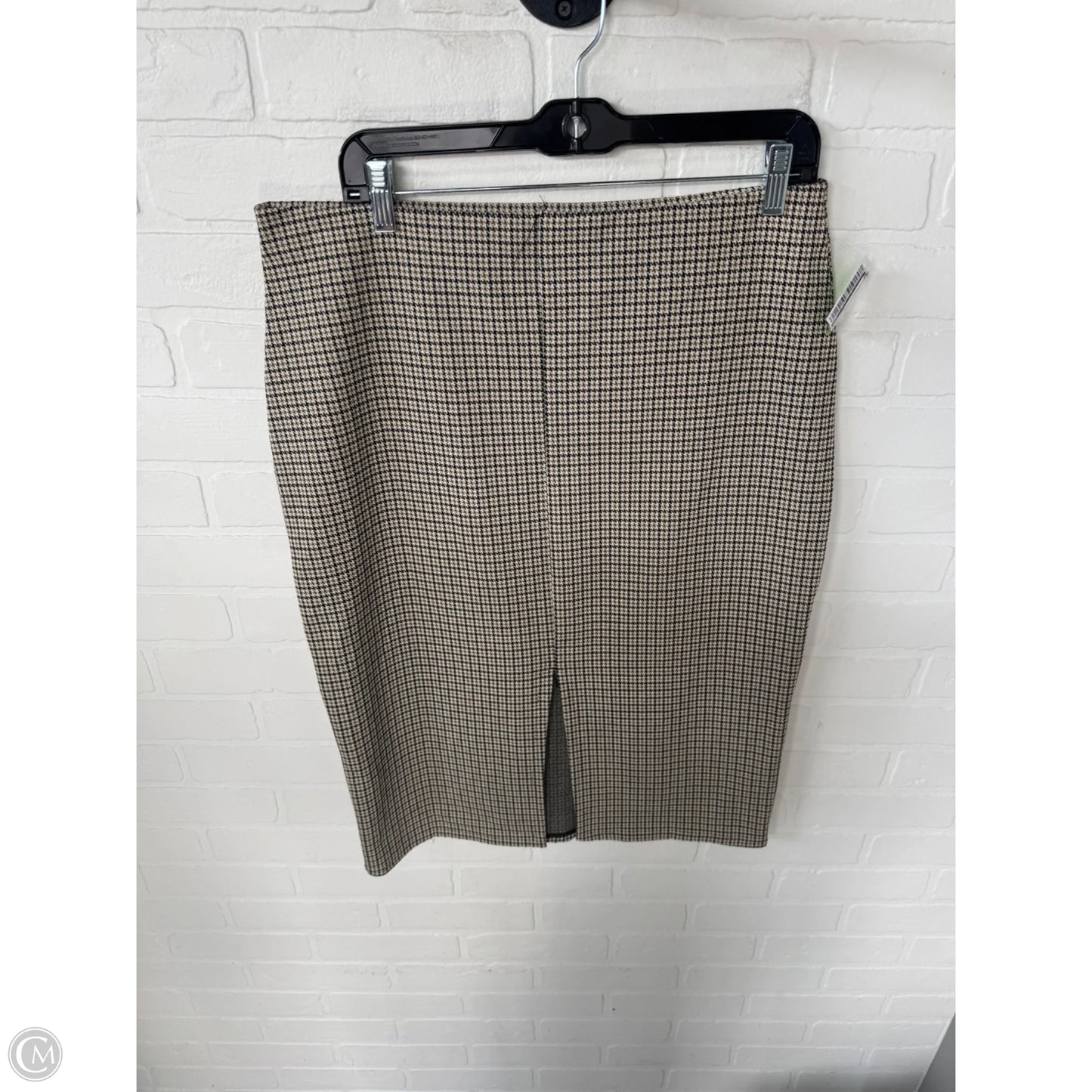 Skirt Midi By H&m In Black & Tan, Size: 12