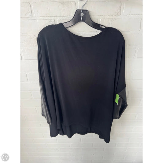 Top Long Sleeve By Clara Sun Woo In Black, Size: L
