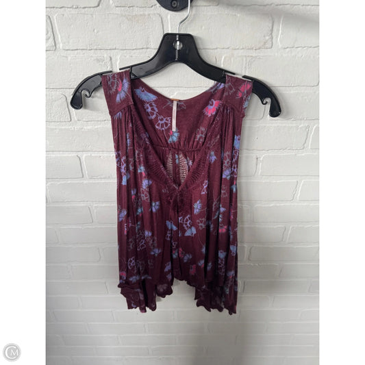 Top Sleeveless By Free People In Red, Size: S
