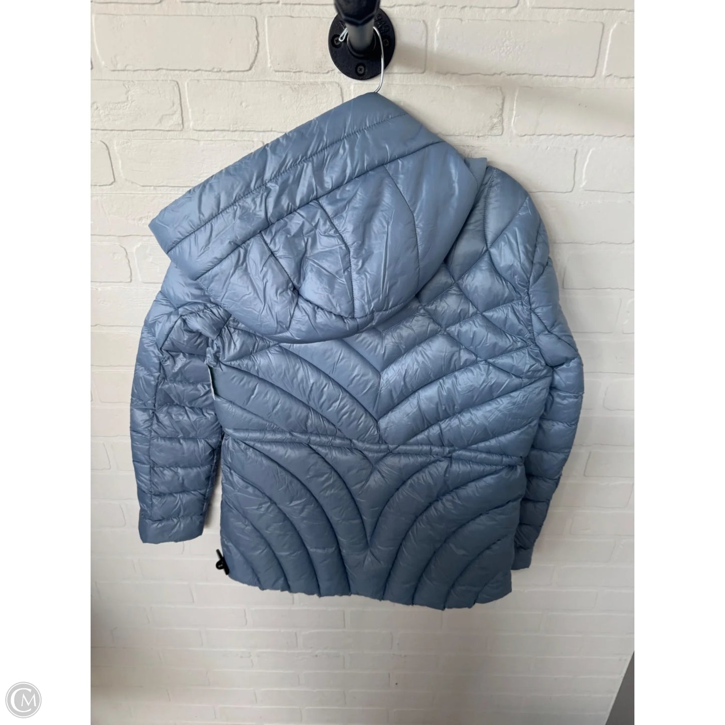 Coat Puffer & Quilted By Bernardo In Blue, Size: M