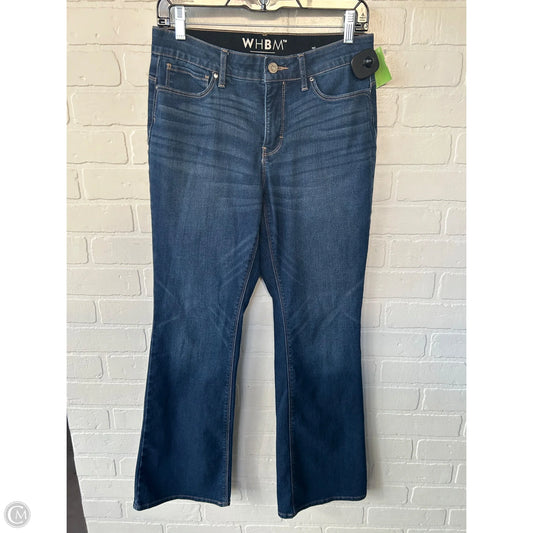 Jeans Boot Cut By White House Black Market In Blue Denim, Size: 6