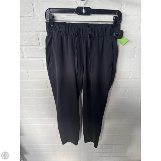 Athletic Pants By Lululemon In Black, Size: 4