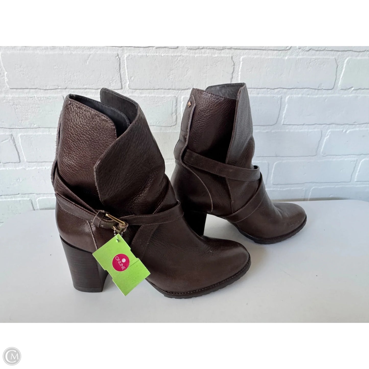 Boots Designer By Kate Spade In Brown, Size: 9