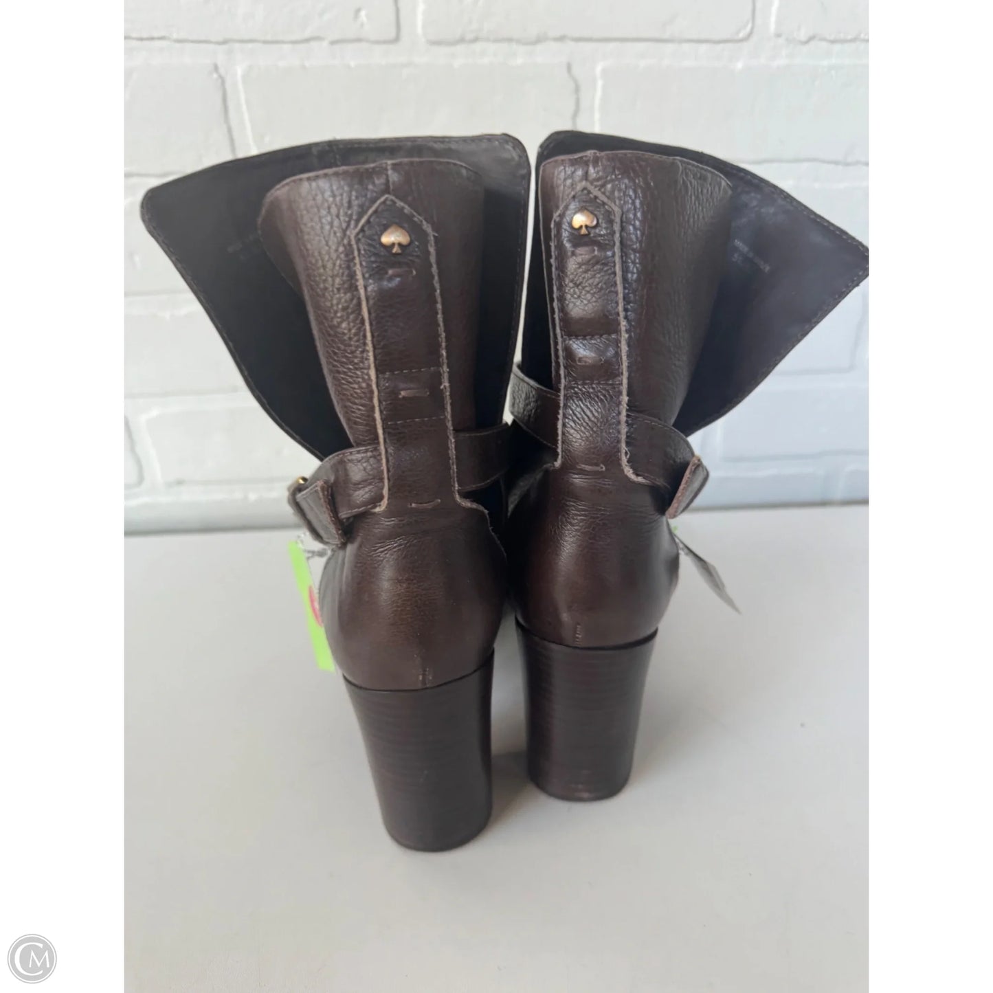 Boots Designer By Kate Spade In Brown, Size: 9